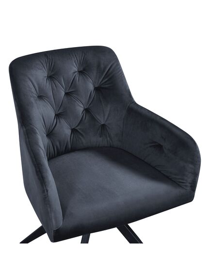 Krēsls MAX Grey Velvet Chair, 2 image