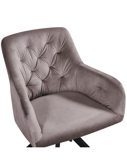 Krēsls MAX Taupe Velvet Chair, 3 image