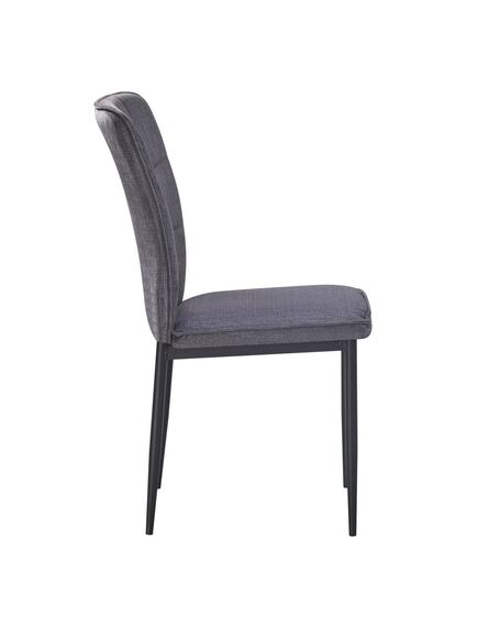 Krēsls RALF Dark Grey Velour Chair, 4 image