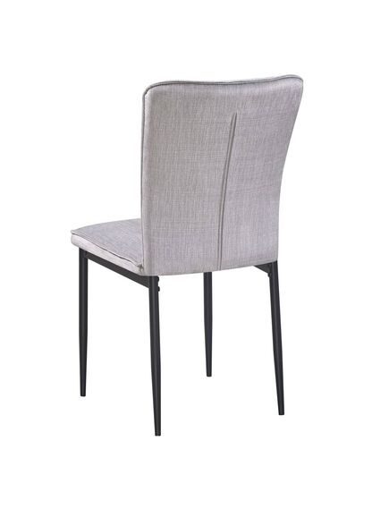 Krēsls RALF Light Grey Velour Chair, 4 image