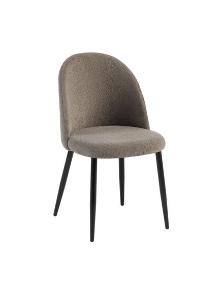 Krēsls SET Grey Velour Chair, 3 image