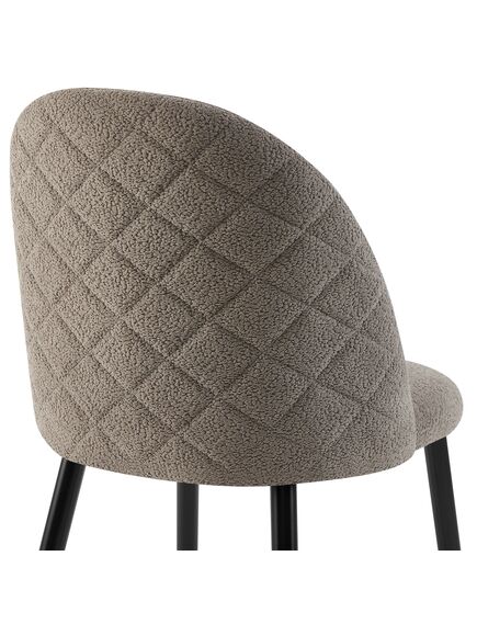 Krēsls SET Grey Velour Chair