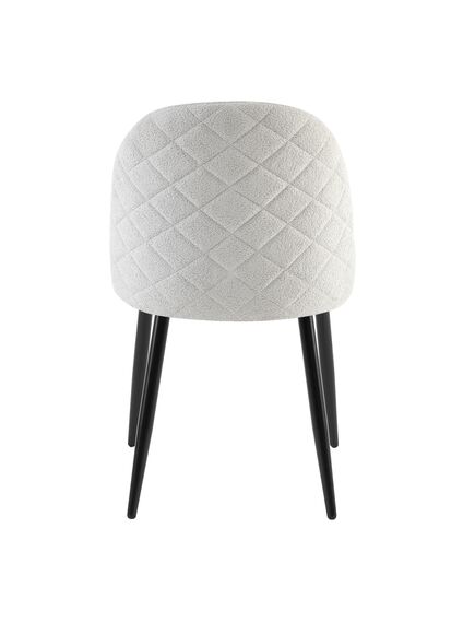 Krēsls SET Light Grey Velour Chair, 6 image