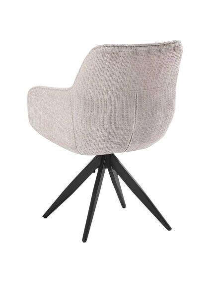 Krēsls TURIN Beige Chenille Chair