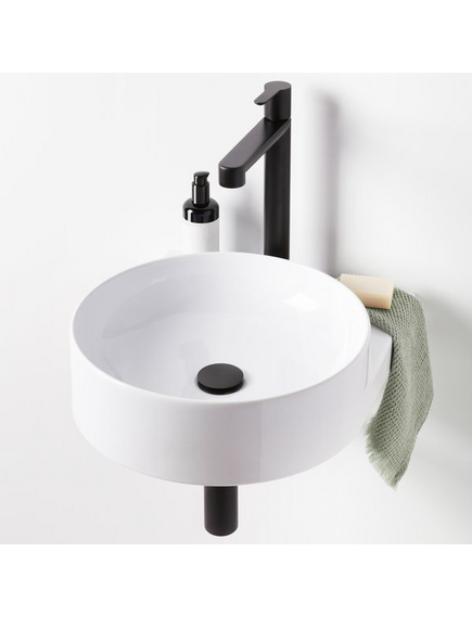Washbasin Yard 400 ceramic white matt