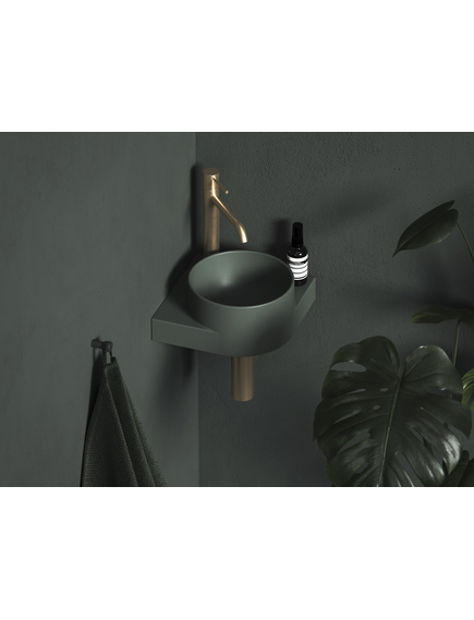 Washbasin Yard 280 C ceramic grey green