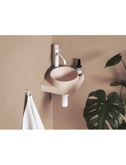 Washbasin Yard 280 C ceramic alabaster pink, изображение 2