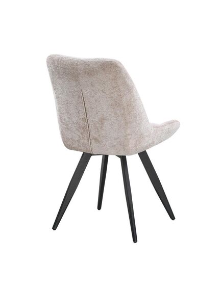 Krēsls ART Beige Chenille Chair, 6 image
