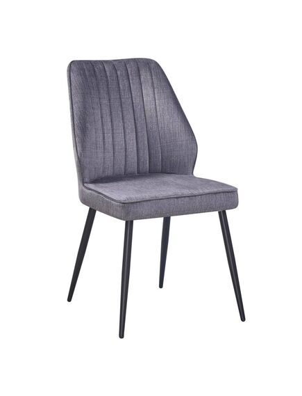 Krēsls DEX Dark Grey Velour Chair, 2 image