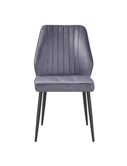 Krēsls DEX Dark Grey Velour Chair, 3 image