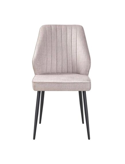 Krēsls DEX Light Brown Velour Chair, 4 image