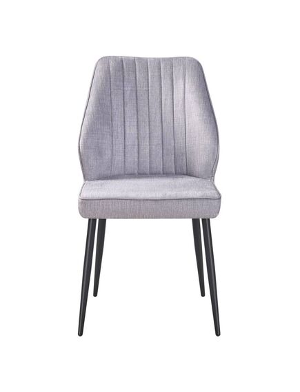 Krēsls DEX Light Grey Velour Chair