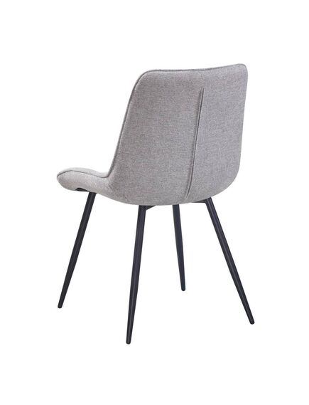 Krēsls EVO Light Grey Burlap Chair, 4 image