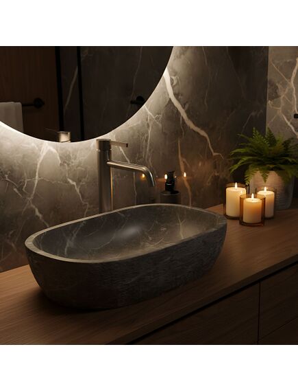 Rea Sanitary Bateria umywalkowa Rea Foster Nikiel Szczotkowany Wysoka, 5 image