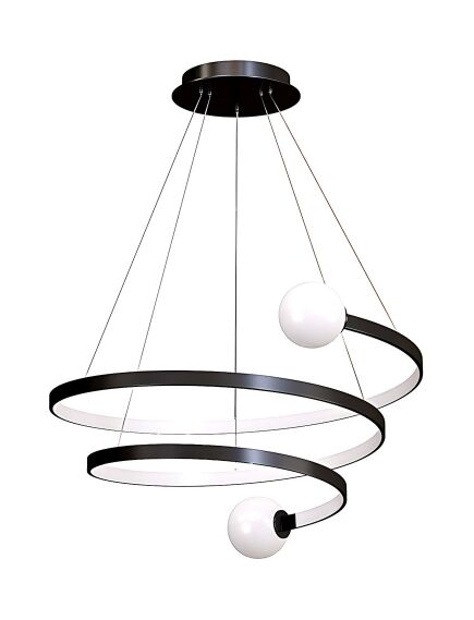 Toolight Lampa wisząca LED LHJ029-CP CZARNA