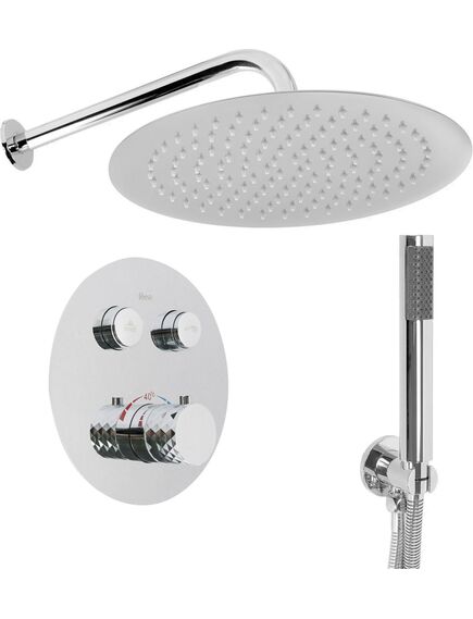 Rea Sanitary Zestaw natryskowy podtynkowy Rea Lungo Diamond Chrom + BOX