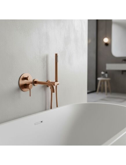 Rea Sanitary Bateria wannowa podtynkowa REA Lungo Miedź Szczotkowana + Box, 2 image