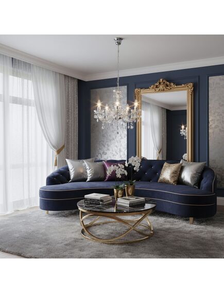 Toolight LAMPA SUFITOWA WISZĄCA EBT001-5CP TRANSPARENT, 5 image