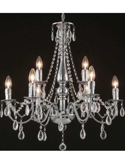 Toolight LAMPA SUFITOWA WISZĄCA EBT016-9CP CHROM, 2 image