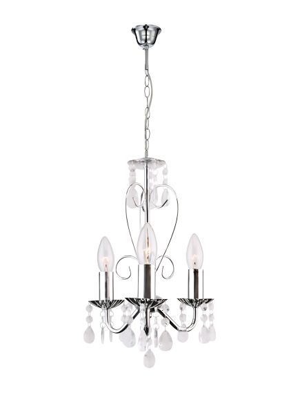 Toolight LAMPA SUFITOWA WISZĄCA EBT011-3CP CHROM
