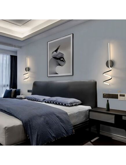 Toolight KINKIET ŚCIENNY LED LHJ061-W CZARNY, 3 image