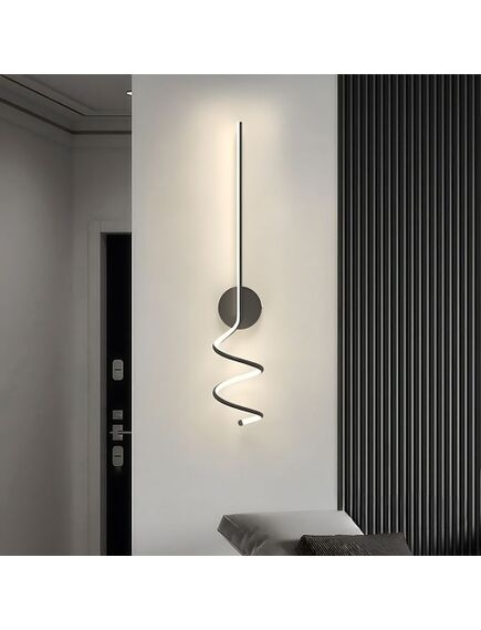 Toolight KINKIET ŚCIENNY LED LHJ061-W CZARNY, 2 image