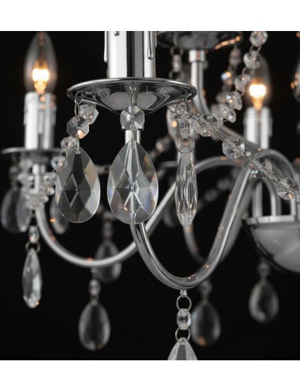 Toolight LAMPA SUFITOWA WISZĄCA EBT016-9CP CHROM, 3 image