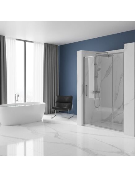 Rea Sanitary Drzwi Prysznicowe  Uchylne REA Rapid Swing Chrom 120, 2 image