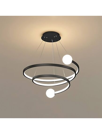 Toolight Lampa wisząca LED LHJ029-CP CZARNA, 5 image