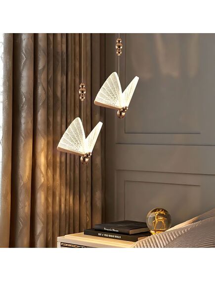 Toolight LAMPA WISZĄCA LED LHJ105-1CP Złota, 6 image