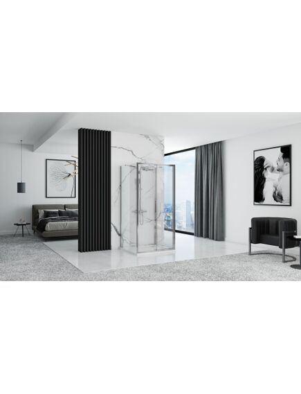 Rea Sanitary Kabina Prysznicowa Przyścienna Rapid Slide Chrom, изображение 3