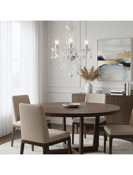 Toolight LAMPA SUFITOWA WISZĄCA EBT006-3CP TRANSPARENT, 3 image