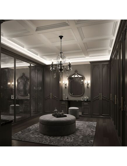 Toolight LAMPA SUFITOWA WISZĄCA EBT010-5CP CZARNA, изображение 6