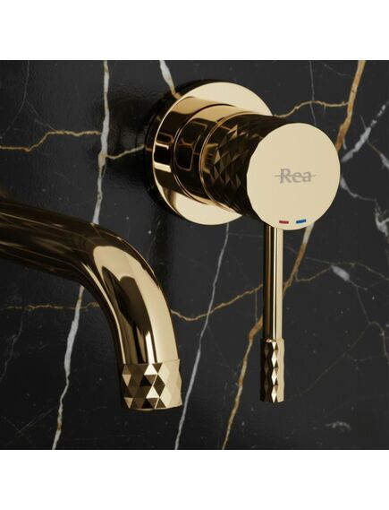 Rea Sanitary Bateria Podtynkowa REA LUNGO Diamond Złota + BOX, 2 image