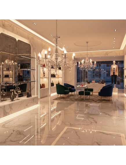 Toolight LAMPA SUFITOWA WISZĄCA EBT016-9CP CHROM, 6 image