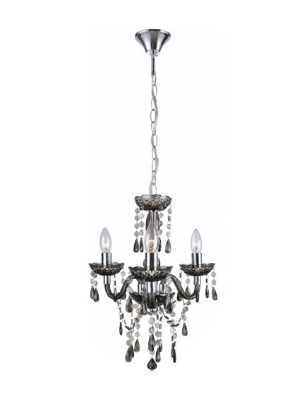 Toolight LAMPA SUFITOWA WISZĄCA EBT007-3CP GREY