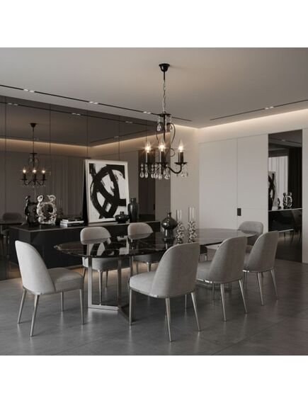 Toolight LAMPA SUFITOWA WISZĄCA EBT013-3CP CZARNA, изображение 3