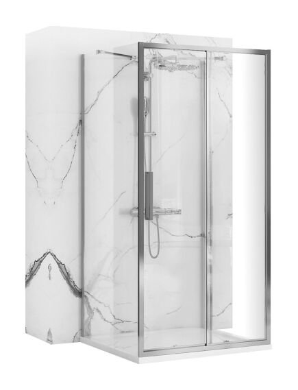 Rea Sanitary Kabina Prysznicowa Przyścienna Rapid Slide Chrom