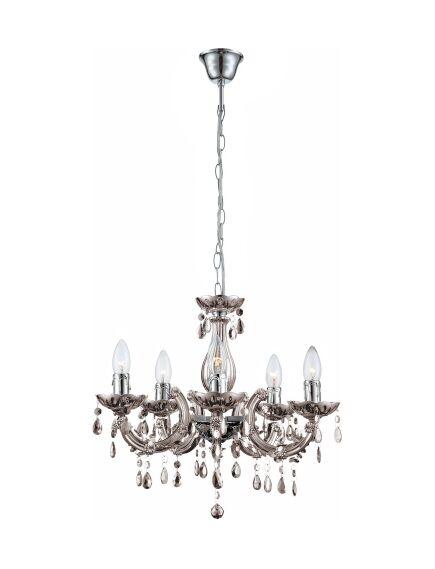 Toolight LAMPA SUFITOWA WISZĄCA EBT003-5CP GREY
