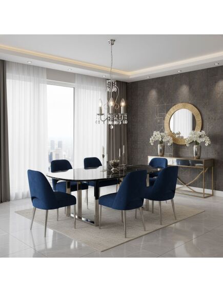 Toolight LAMPA SUFITOWA WISZĄCA EBT011-3CP CHROM, 2 image