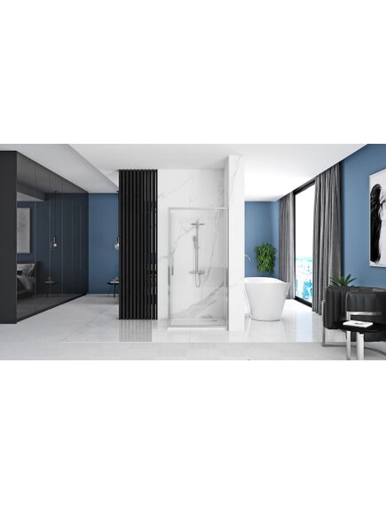 Rea Sanitary Kabina Prysznicowa Narożna REA Rapid Swing Chrom, изображение 4