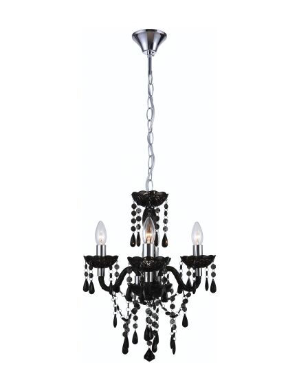 Toolight LAMPA SUFITOWA WISZĄCA EBT005-3CP CZARNA