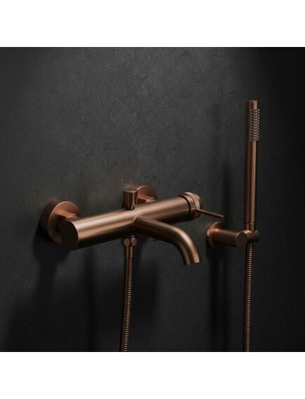 Rea Sanitary Bateria wannowa REA Lungo Grip Miedź Szczotkowana, 3 image