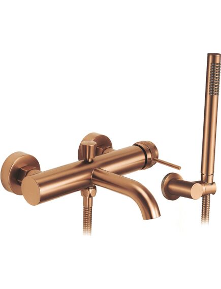 Rea Sanitary Bateria wannowa REA Lungo Grip Miedź Szczotkowana