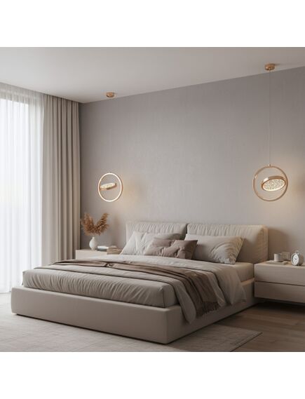 Toolight LAMPA WISZĄCA LED LHJ106-1CP JASNE RÓŻOWE ZŁOTO, 4 image