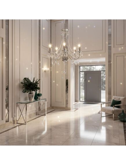 Toolight LAMPA SUFITOWA WISZĄCA EBT014-5CP CHROM, изображение 6