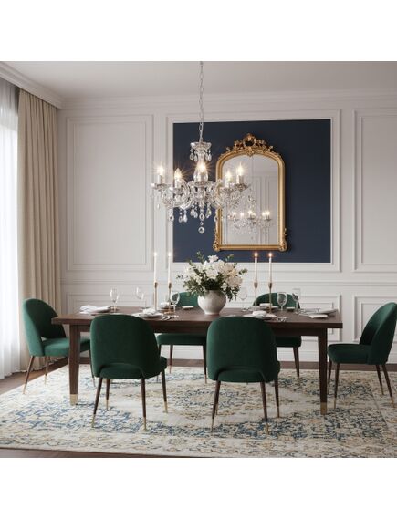 Toolight LAMPA SUFITOWA WISZĄCA EBT003-5CP GREY, 4 image