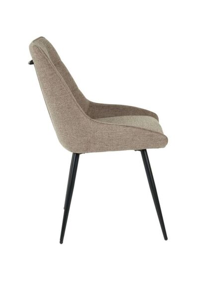 Krēsls GENT Light Brown Burlap Chair, 4 image