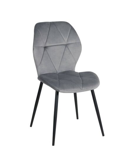 Krēsls KEN Light Grey Velvet Chair, 3 image