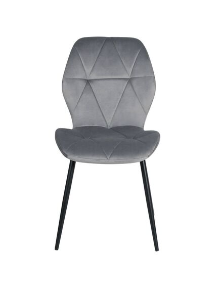 Krēsls KEN Light Grey Velvet Chair